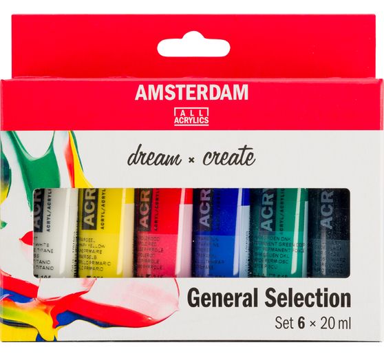 Talens AMSTERDAM Acrylverfset "General Selection 6"