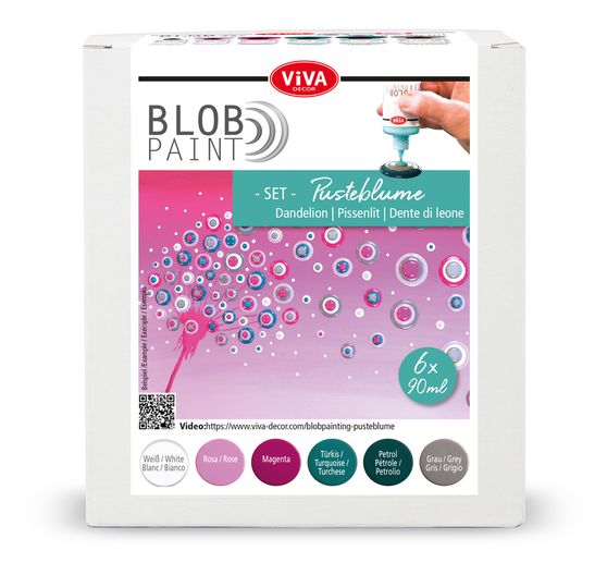 Viva Decor Blob Paint colour set "Paardebloem"