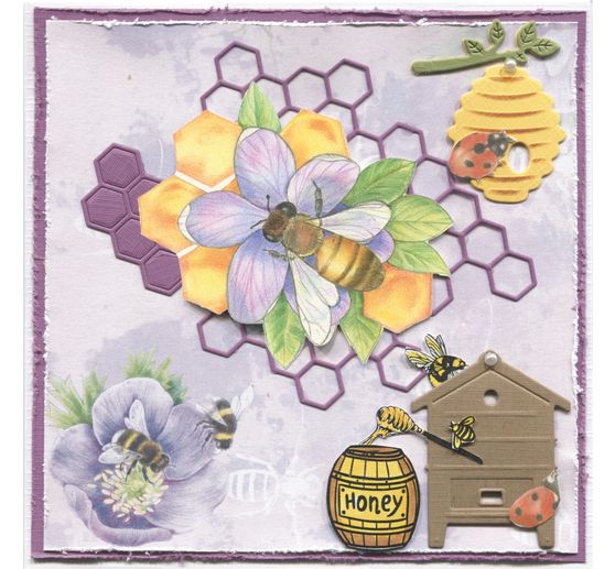 Punching template "Honeycombs"