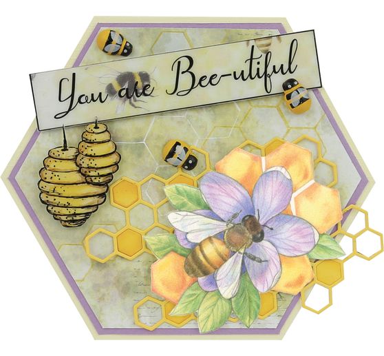 Punching template "Honeycombs"