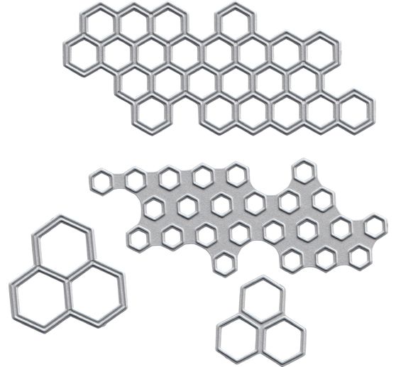 Punching template "Honeycombs"