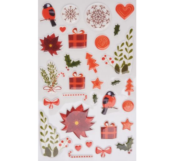 Epoxy Sticker Assortiment "Kerstmis"