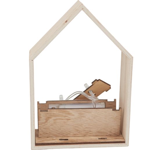 VBS wooden construction set "Winter house", 9 pcs.