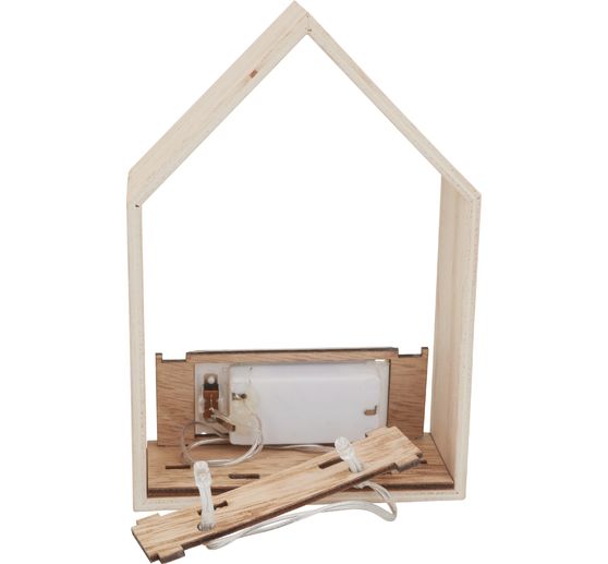 VBS wooden construction set "Winter house", 9 pcs.