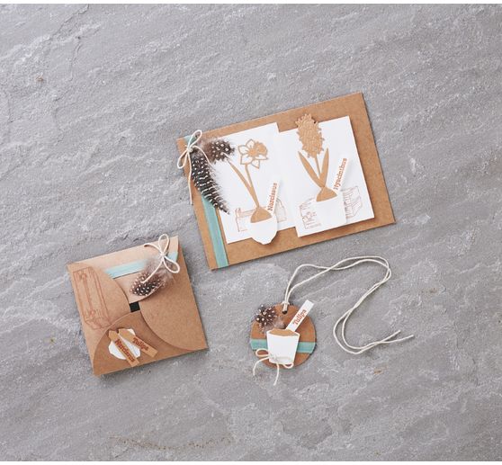 VBS Kraftpapier Set "Geef een geschenk"