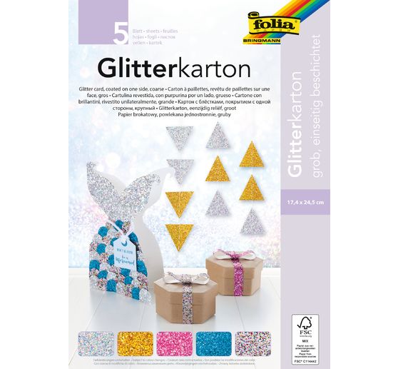 Glitterkarton "Confetti"