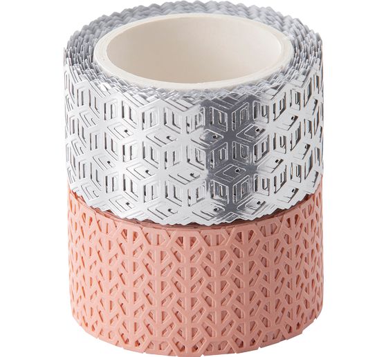 Washi decor "Rosé/Silver"