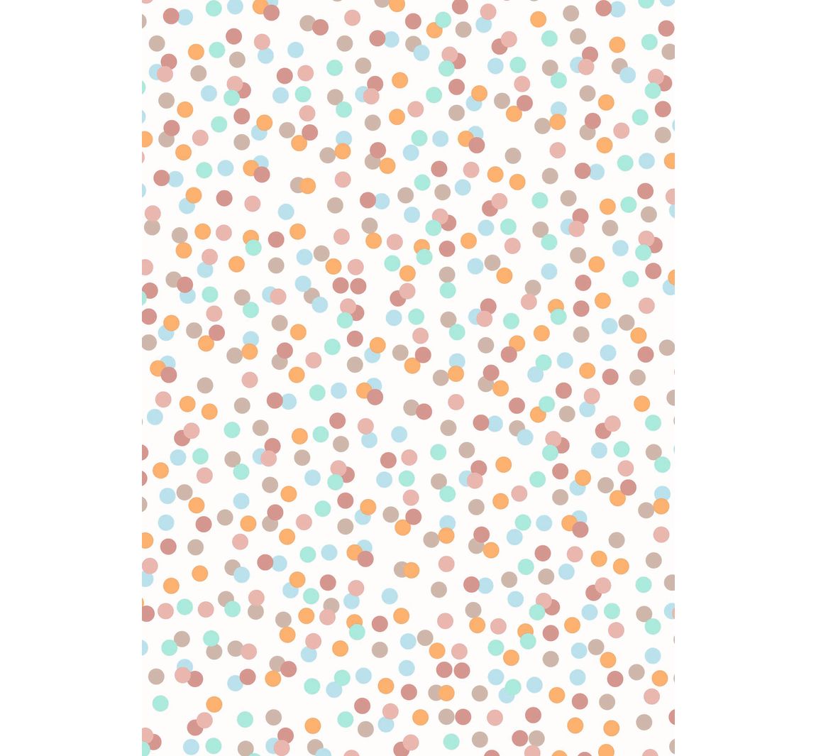 Transparant papier "Dots Pastel"