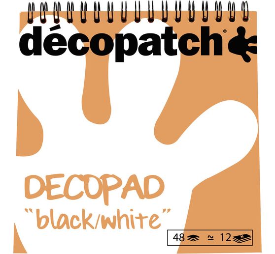 Décopatch Paper pad "Black and White"