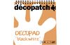 Décopatch Papieren zakdoekje "Zwart-wit"