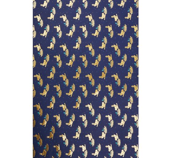 Décopatch Hot-Foil Paper "Twigs with birds", 40 x 60 cm