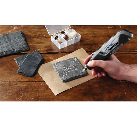 DREMEL 7760 Lite, 15 stuks accessoires, batterij multi-tool, USB-kabel