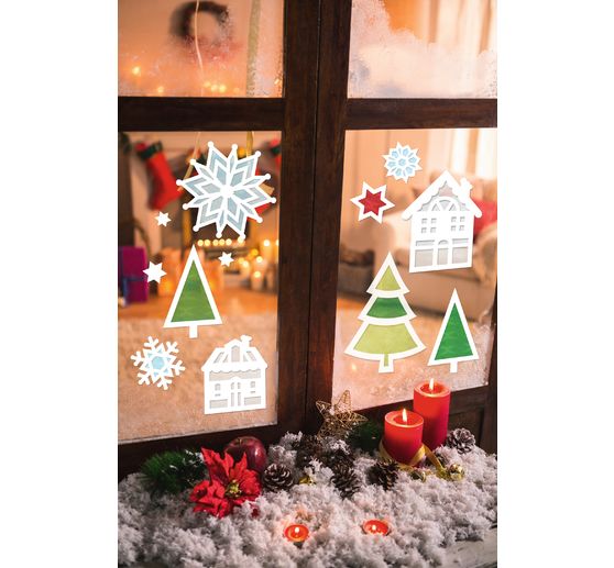 Window pictures "Wintertime"