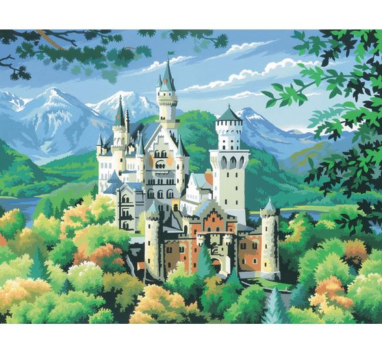 Painting by numbers "Neuschwanstein Castle"
