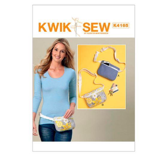 KwikSew pattern "Belly Bags"