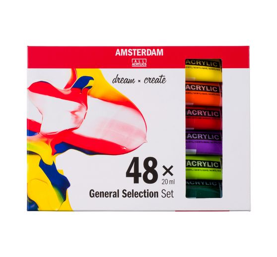 Talens AMSTERDAM acrylverfset "General Selection 48"