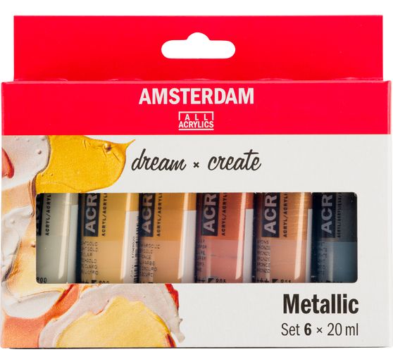 Talens AMSTERDAM acrylverfset "Metallic"