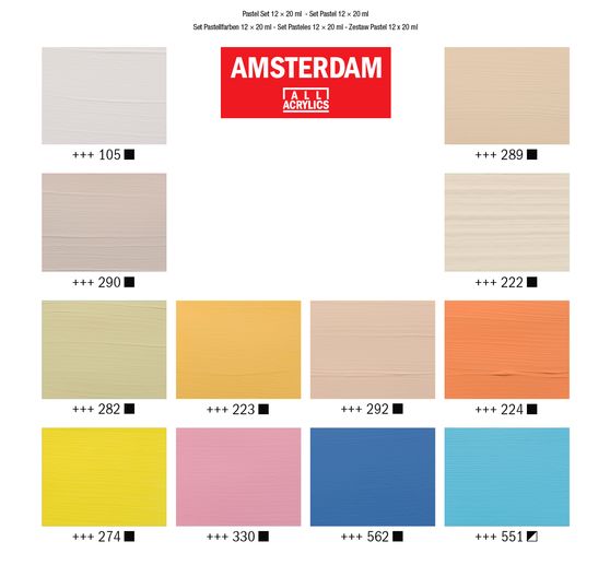 Talens AMSTERDAM Acrylverfset "Pastel"
