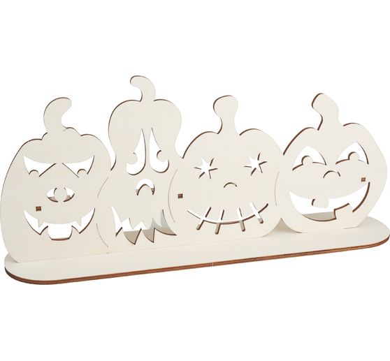 wooden pumpkins, lightable