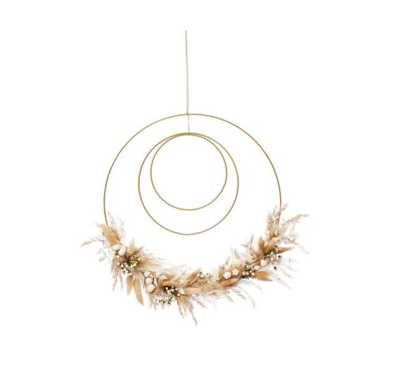 Metalen ring "Cirkel", Goudkleur