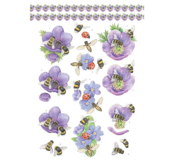 3D punching sheet book "Spring Animals"