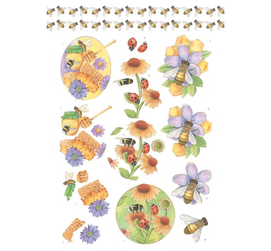 3D punching sheet book "Spring Animals"