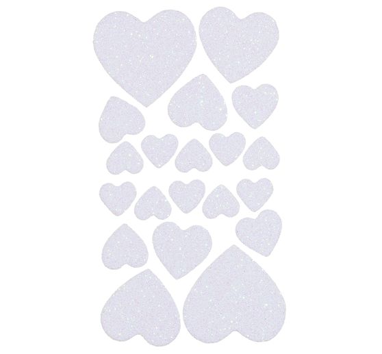 Foam sheets-sticker "Hearts"