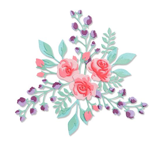 Sizzix Thinlits ponssjabloon "Floral Layers 2"
