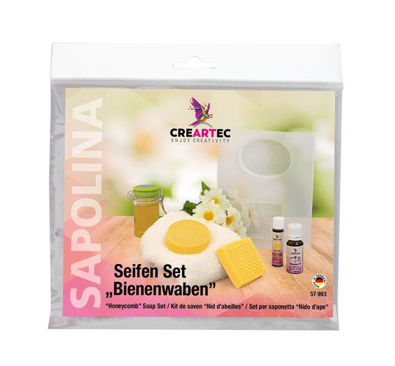 Zeepset "Honingraatjes"