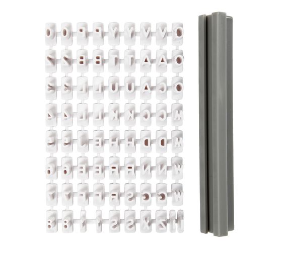 Texture Stamp Set "Letters & Numbers"