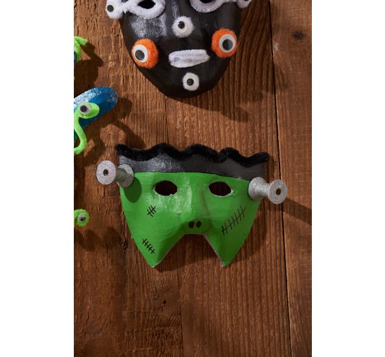 VBS Children's masks, papier-mâché, set of 6