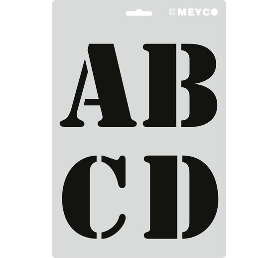 Stencil set "XL letters"