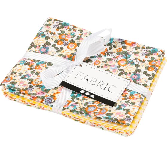 Fabric package "Lovely Yellow ", set of 4
