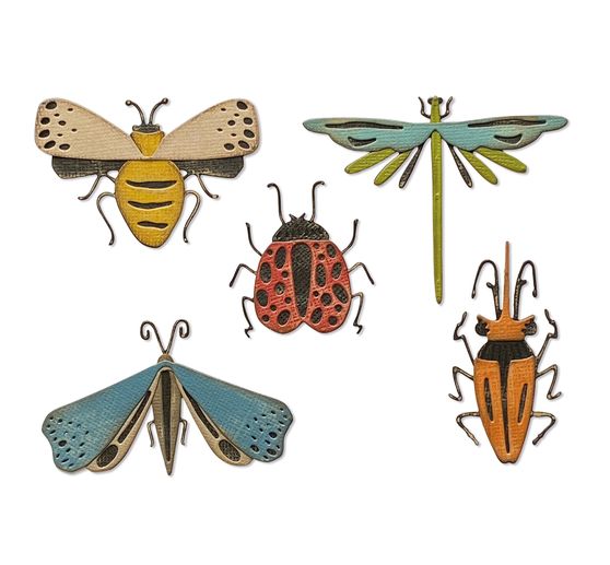 Sizzix Thinlits ponssjabloon "Funky Insects by Tim Holtz"