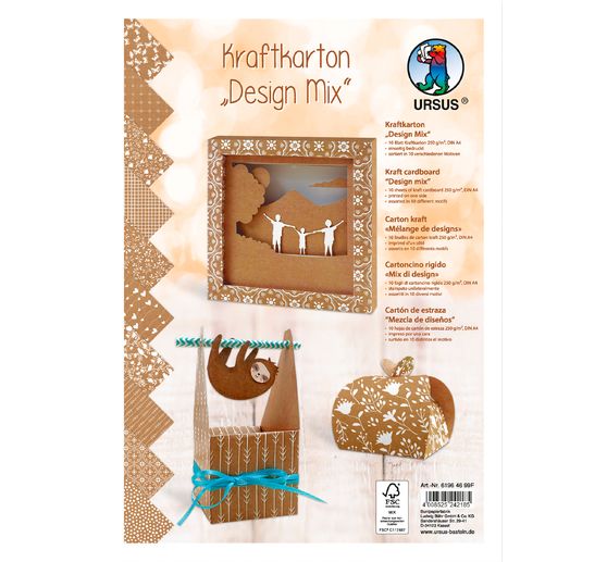 Kraft cardboard "Design Mix"