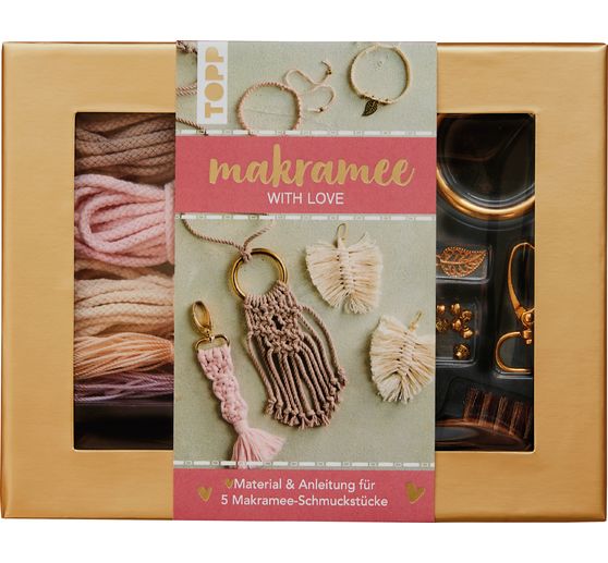 Macramé-Sieraden set "With Love"