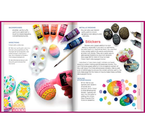 Boek "StoneArt: Steine bemalen - Das große Handbuch"