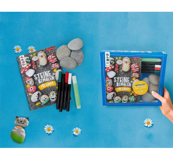 Creative set "Steine bemalen für Kinder"