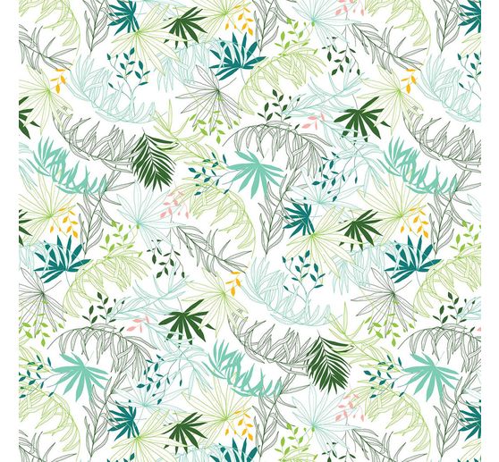 Vouwblaadjes "Jungle Green" 15 x 15cm, assorti, 60 vellen