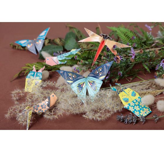 Vouwpapier-assortiment "Insecten", 60 vellen
