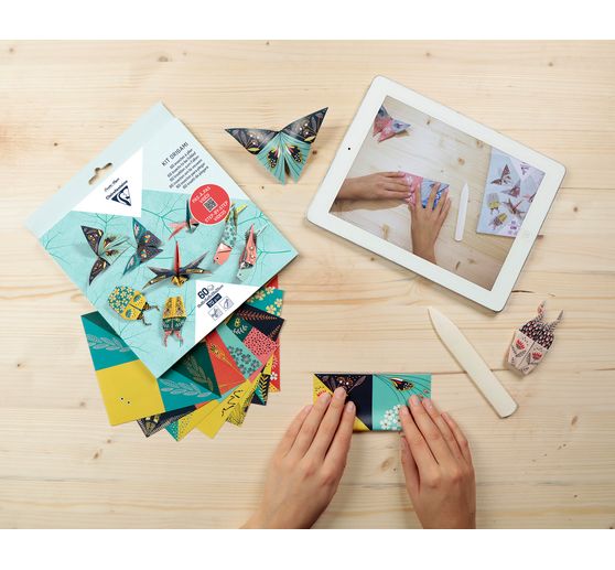 Vouwpapier-assortiment "Insecten", 60 vellen