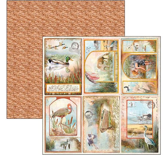 Scrapbook-Papier "Delta", 12 bladen, 30,5 x 30,5 cm