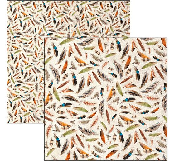 Scrapbook-Papier "Delta", 12 bladen, 30,5 x 30,5 cm