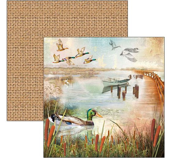 Scrapbook-Papier "Delta", 12 bladen, 30,5 x 30,5 cm