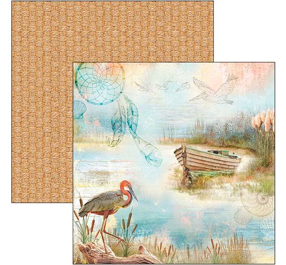 Scrapbook-Papier "Delta", 12 bladen, 30,5 x 30,5 cm