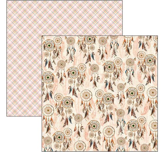 Scrapbook-Papier "Delta", 12 bladen, 30,5 x 30,5 cm