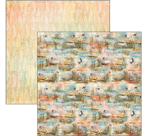 Scrapbook-Papier "Delta", 12 bladen, 30,5 x 30,5 cm