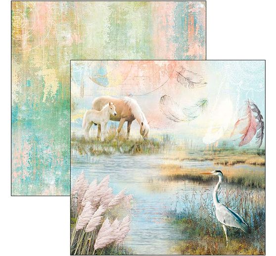 Scrapbook-Papier "Delta", 12 bladen, 30,5 x 30,5 cm