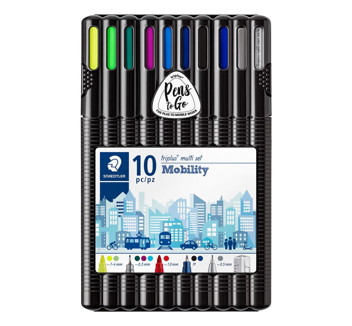 STAEDTLER Schrijfset triplus "to go"