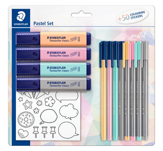 STAEDTLER pennenset "Pastel"